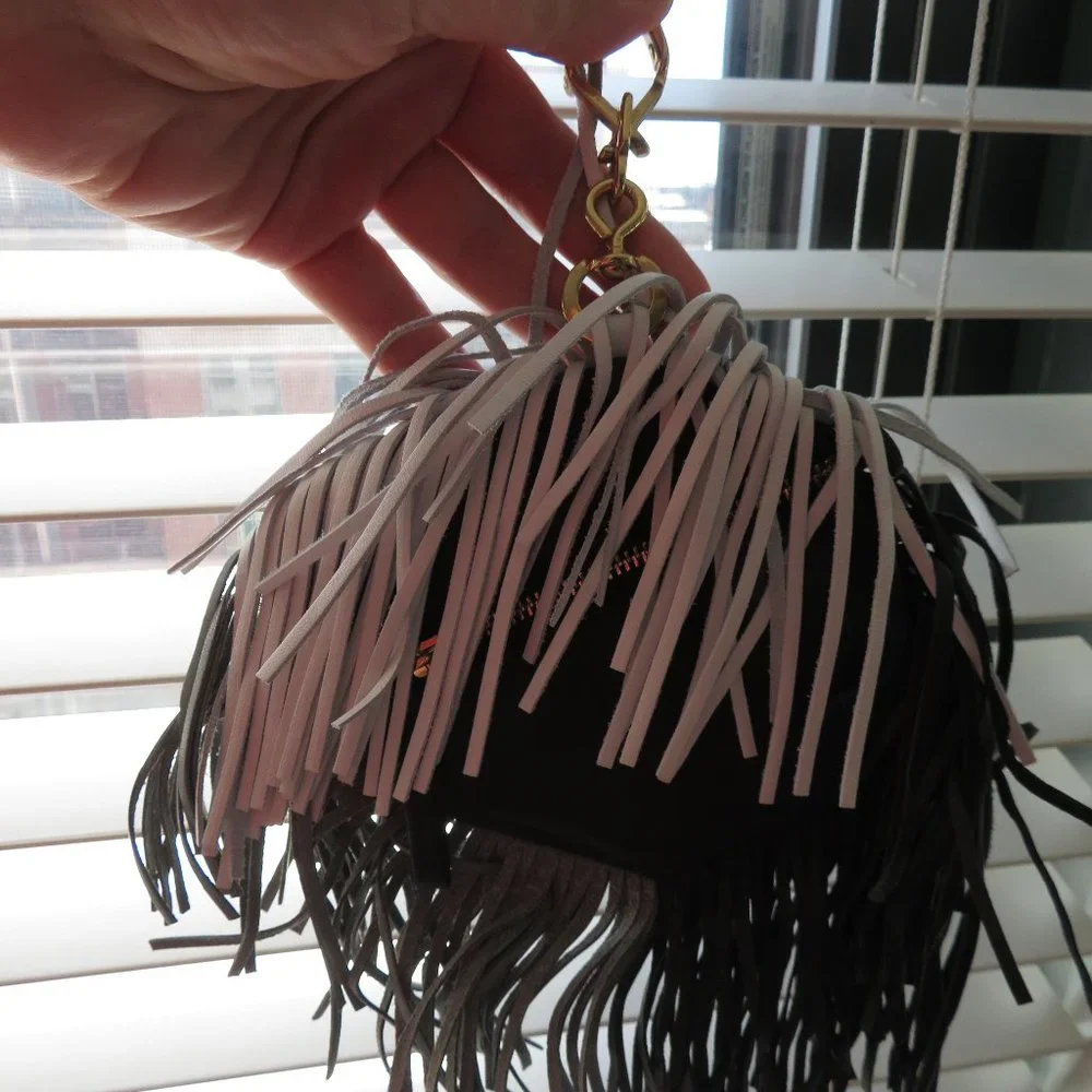 Pierre Hardy 3D Leather Cube Bag XL Keyring